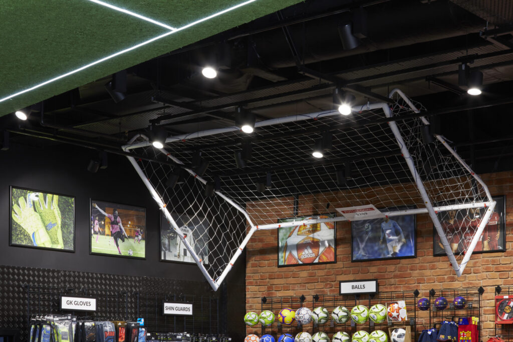 The Soccer Shop commercial retail fitout by Total Fitouts Christchurch Central